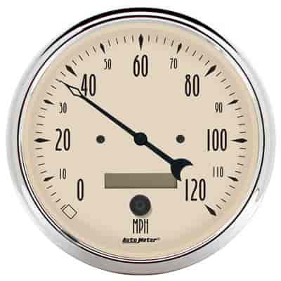 Antique Beige Speedometer 5" Electrical