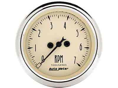 Antique Beige Tachometer 2-1/16