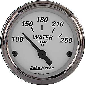 American Platinum Water Temperature Gauge 2-1/16" Electrical