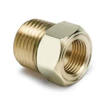 Mechanical Temperature  Gauge Adapter Fitting [1/2 in. NPT Male x 5/8 in. -18 Female Straight]