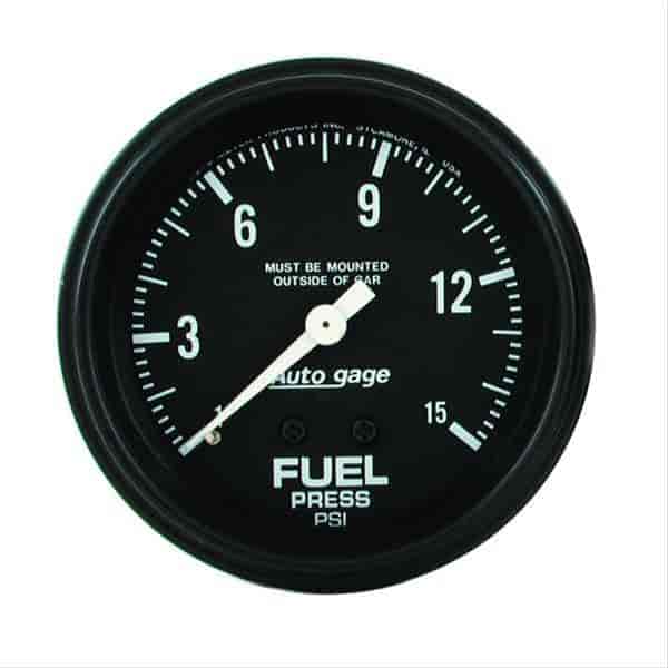 Autogage Fuel Pressure Gauge 0-15 psi