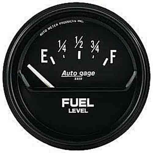 Autogage Fuel Level Gauge 0-90 ohms