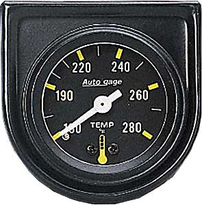 Autogage Water Temperature Gauge 130°-280° F