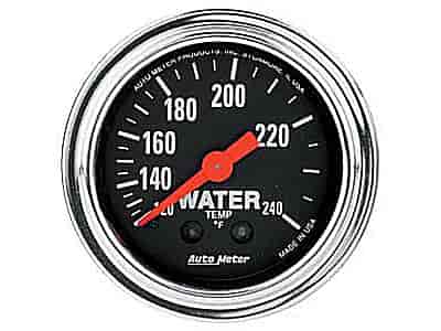 Traditional Chrome Water Temperature Gauge 2-1/16