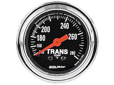 Traditional Chrome Transmission Temperature Gauge 2-1/16" mechanical