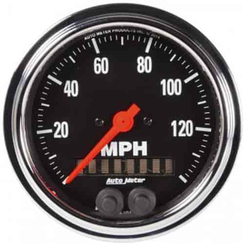 Traditional Chrome GPS Speedometer 3-3/8"