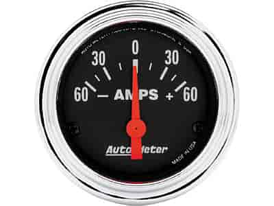 Traditional Chrome Ammeter 2-1/16" electrical