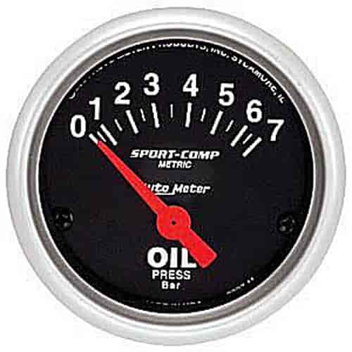 Sport-Comp Oil Pressure Gauge 2-1/16