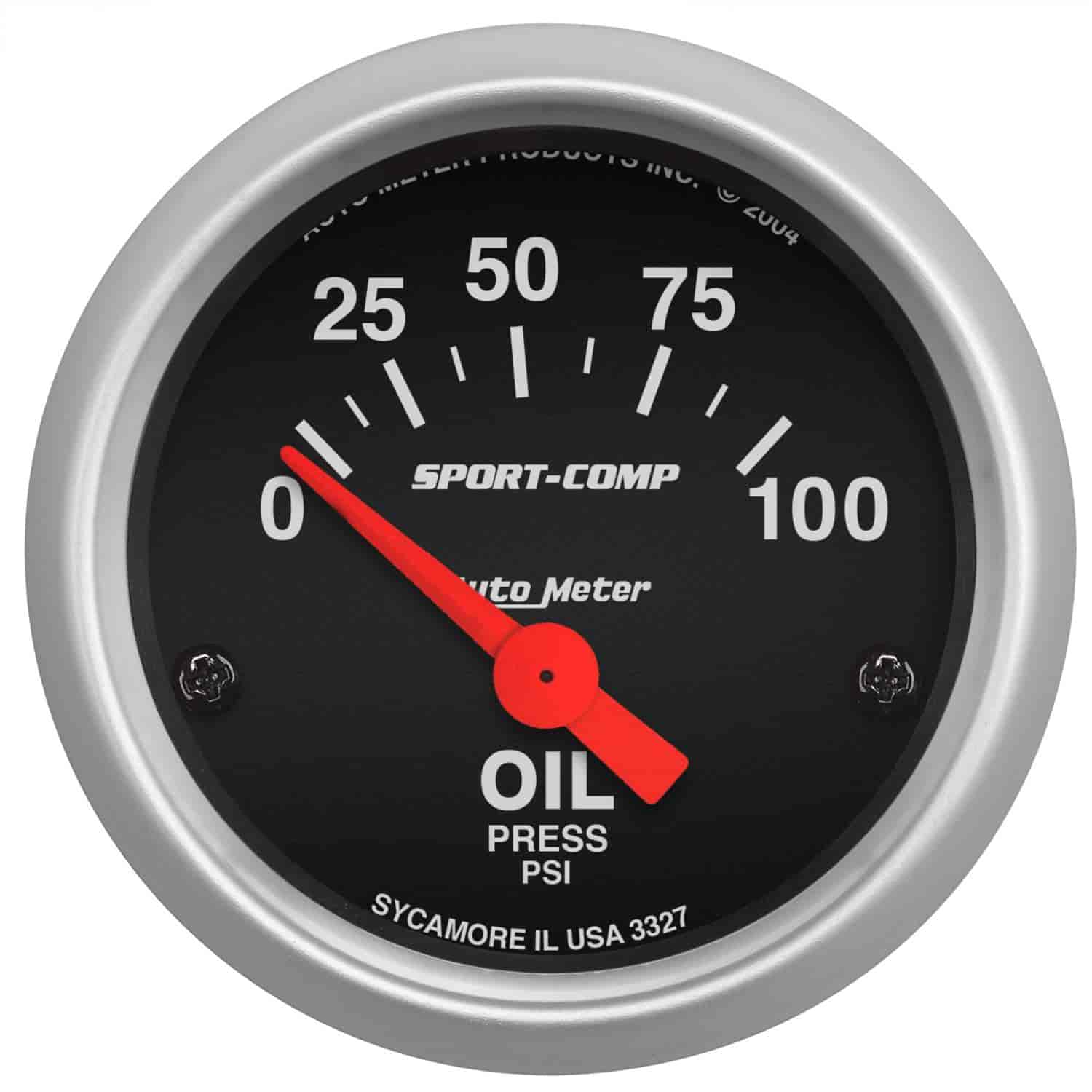 Sport-Comp Oil Pressure Gauge 2-1/16" Electrical