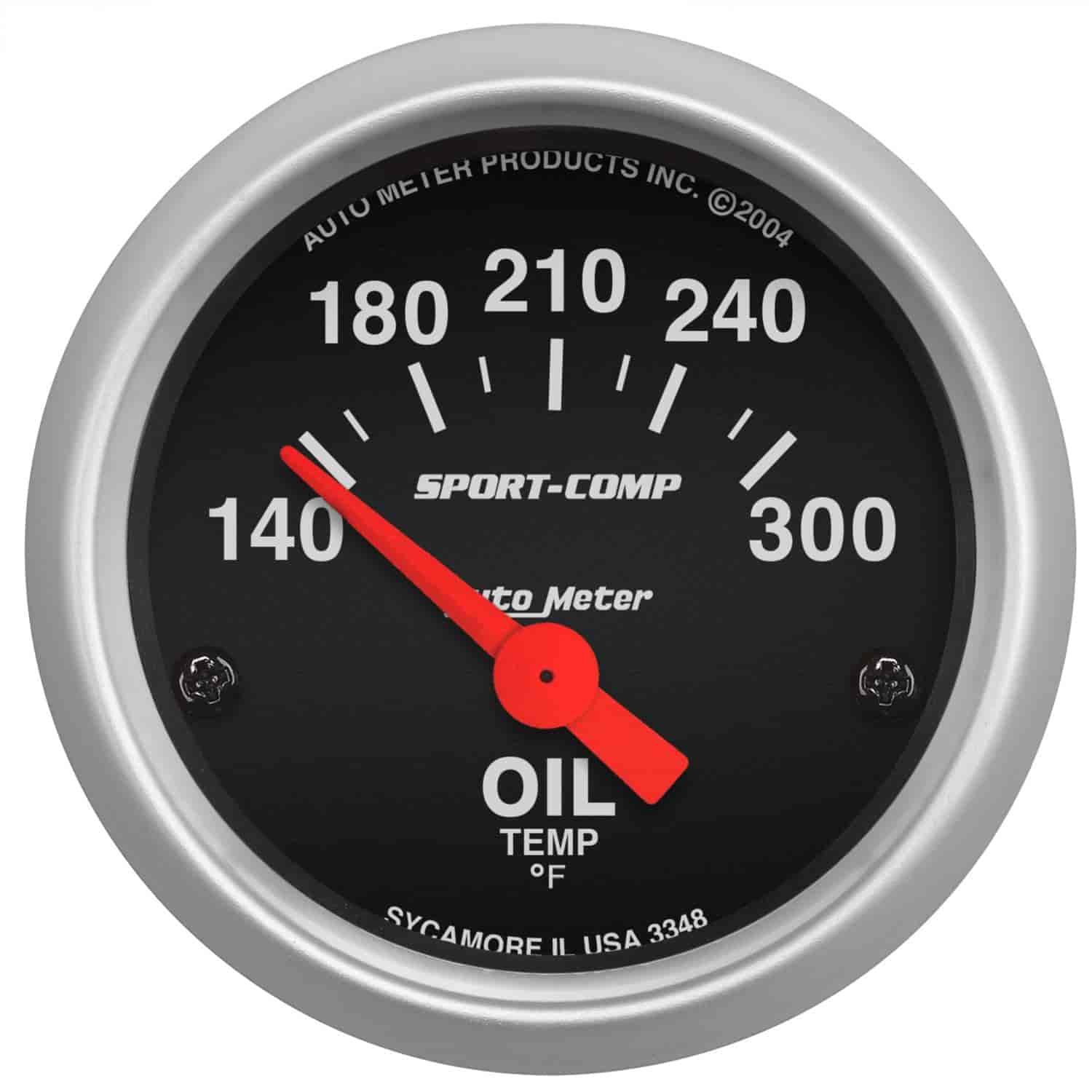 Sport-Comp Oil Temperature Gauge 2-1/16" Electrical