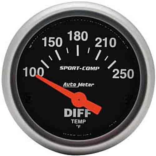 Sport-Comp Differential Temperature Gauge 2-1/16" Electrical