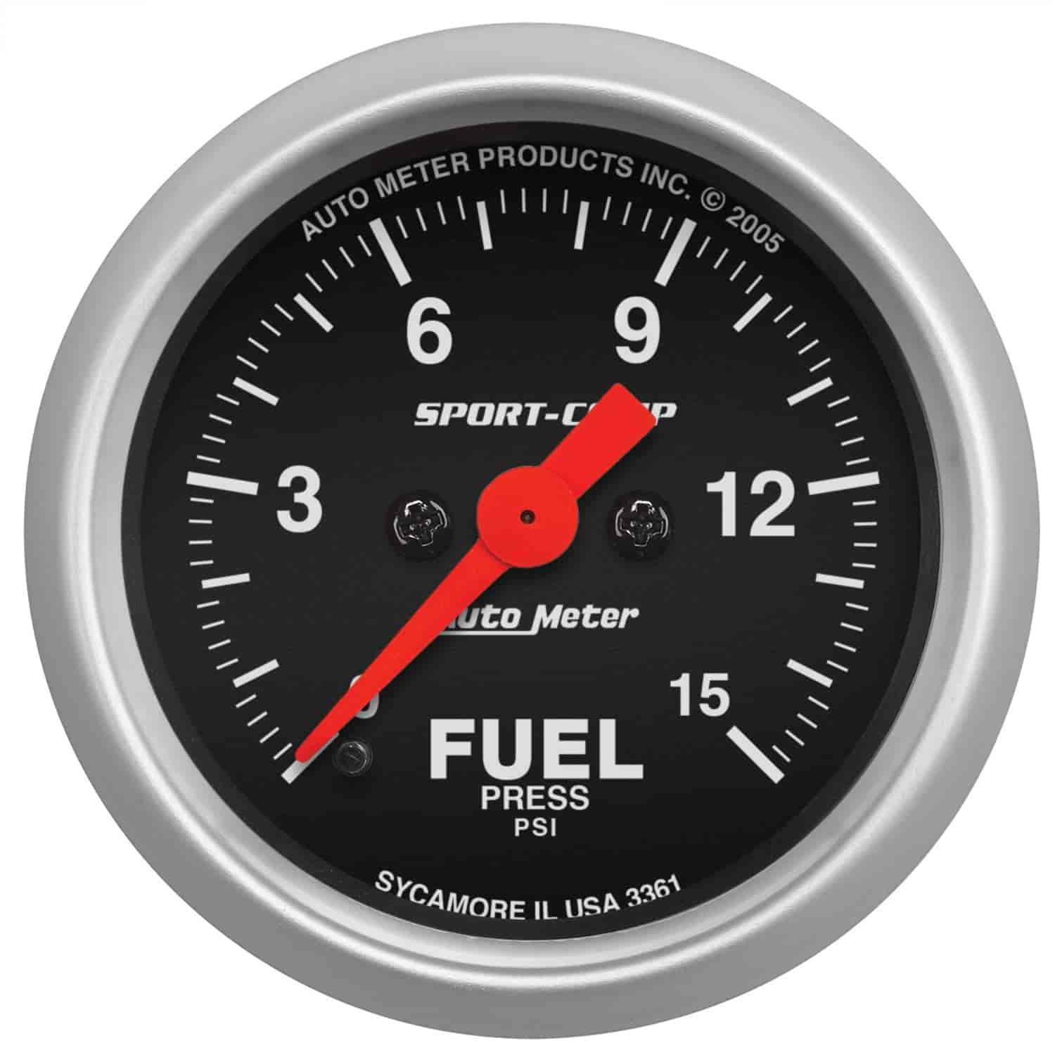Sport-Comp Fuel Pressure Gauge 2-1/16" Electrical