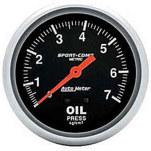Sport-Comp Oil Pressure Gauge 2-5/8" Mechanical