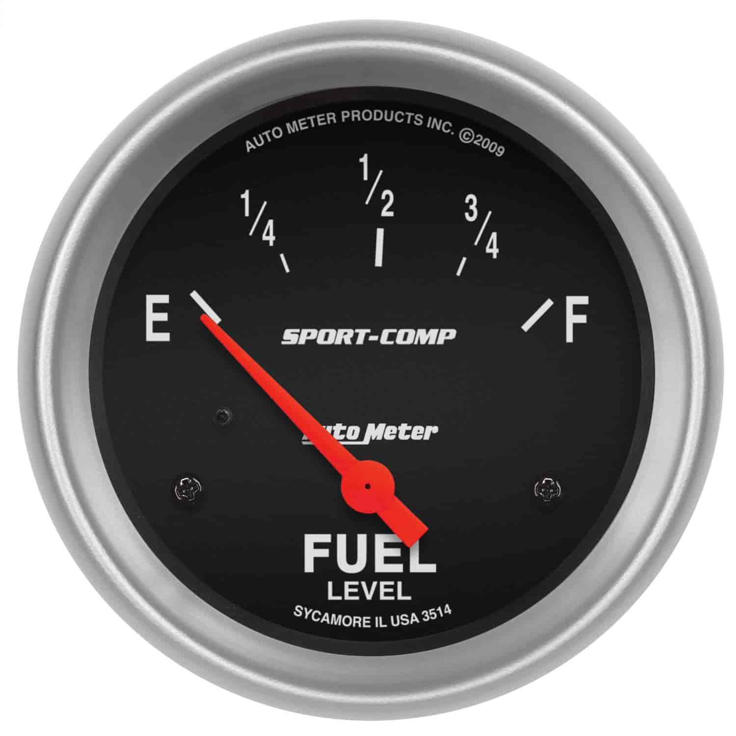 Sport-Comp Fuel Level Gauge 2-5/8" Electrical