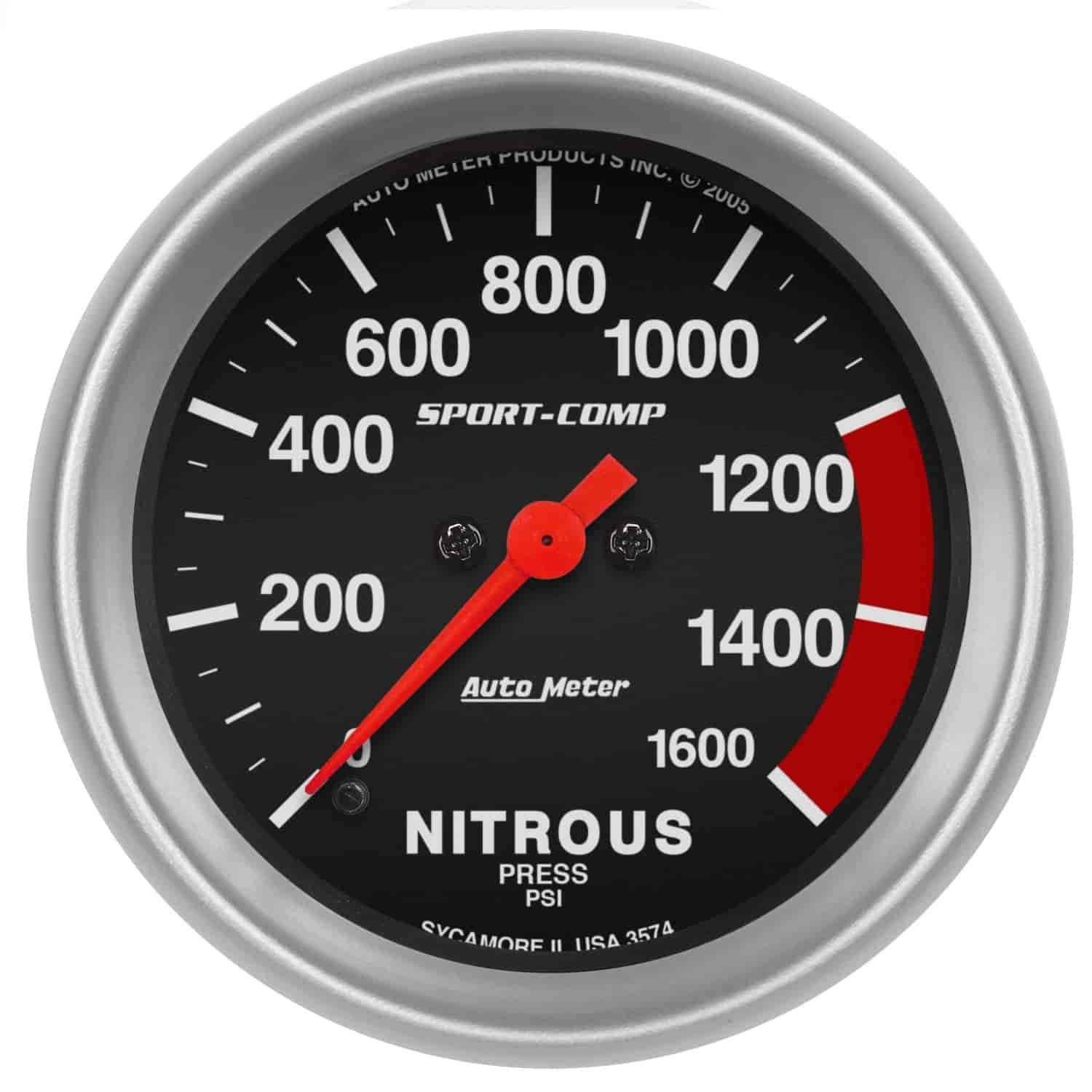 Sport-Comp Nitrous Pressure Gauge 2-5/8