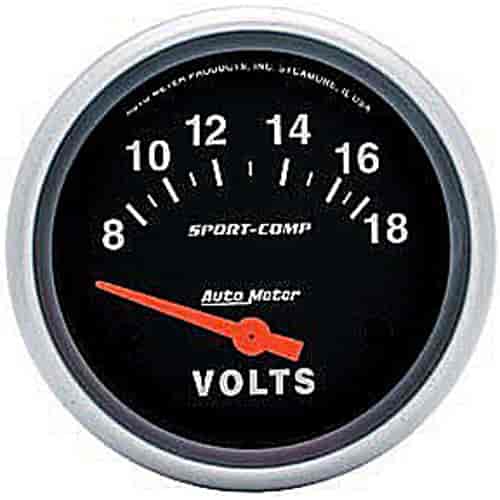 Sport-Comp Voltmeter 2-5/8