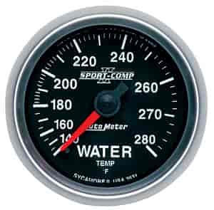 Sport-Comp II Water Temperature Gauge 2-1/16" Mechanical