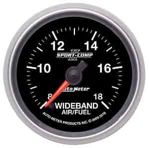 Sport-Comp II Analog Wideband Air/Fuel Ratio Gauge 2-1/16" Electrical (Full Sweep)