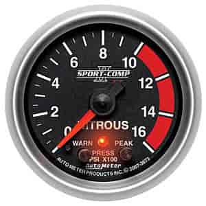 Sport-Comp II Nitrous Pressure Gauge 2-1/16