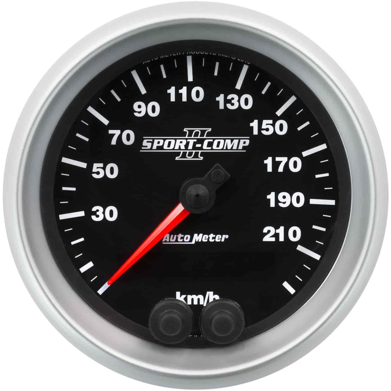 Sport-Comp II GPS Speedometer 3-3/8" Electrical 225 km/h