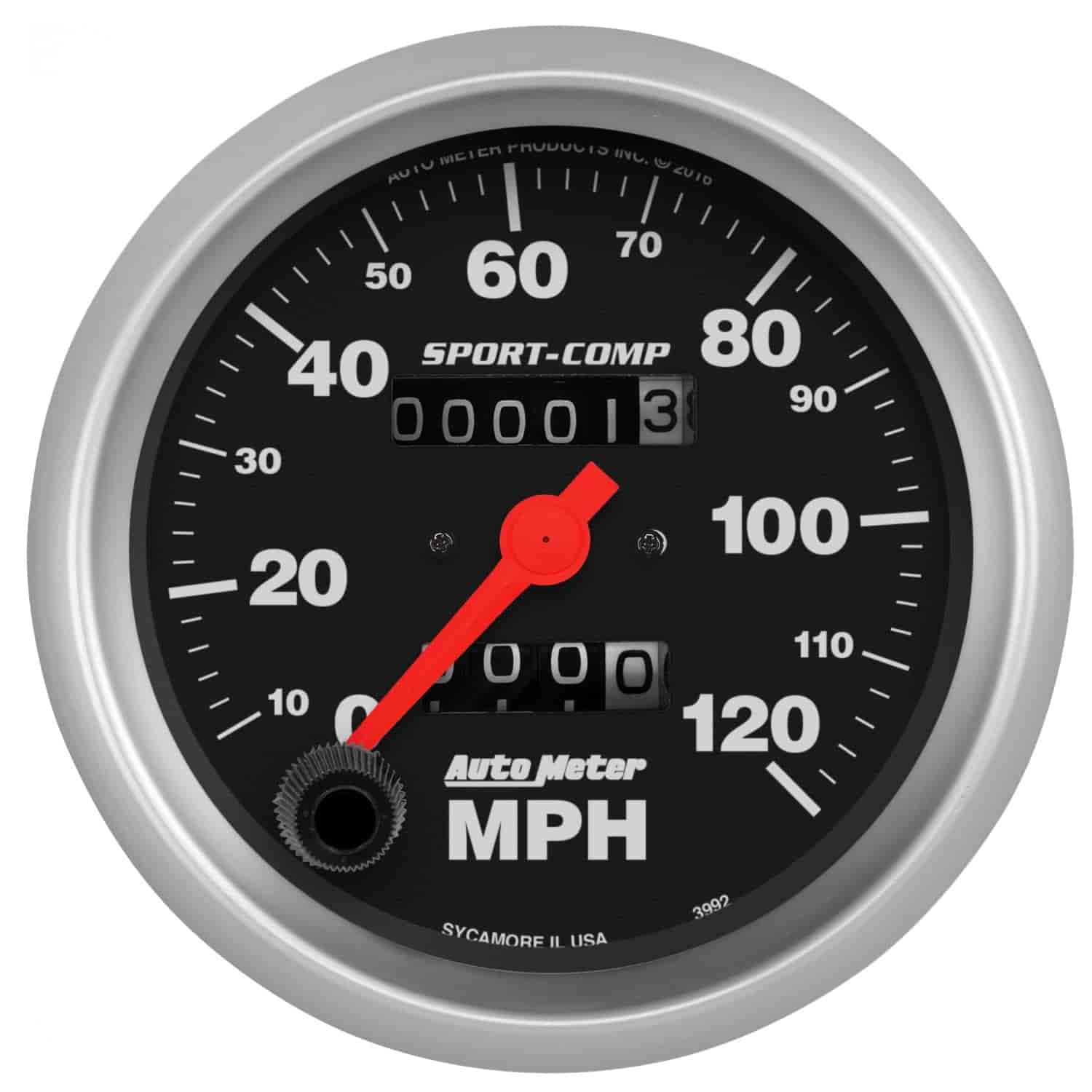 Sport-Comp In-Dash Speedometer 3-3/8" Mechanical