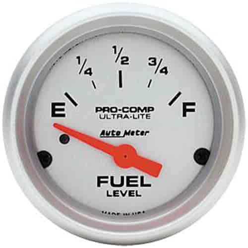 Auto Meter 3615 2-1/16 73E/ 10 F Short Sweep Electric Fuel Level Gauge 