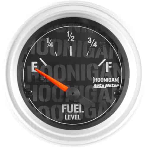 Officially Licensed Hoonigan Fuel Level Gauge 2-1/16" Electrical (Short Sweep)