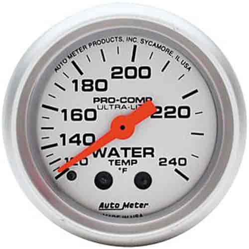 Ultra-Lite Water Temperature Gauge 2-1/16" mechanical