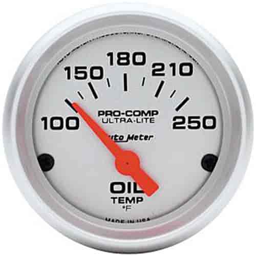 Ultra-Lite Oil Temperature Gauge 2-1/16" electrical