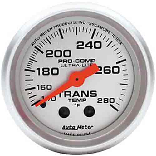Ultra-Lite Transmission Temperature Gauge 2-1/16" mechanical