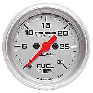 Ultra-Lite Fuel Pressure Gauge 2-1/16
