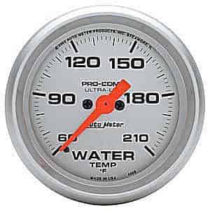 Ultra-Lite Water Temperature Gauge 2-1/16" electrical