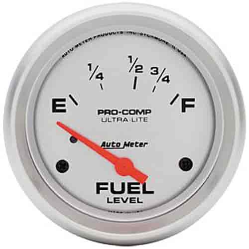 Ultra-Lite Fuel Level Gauge 2-5/8" electrical