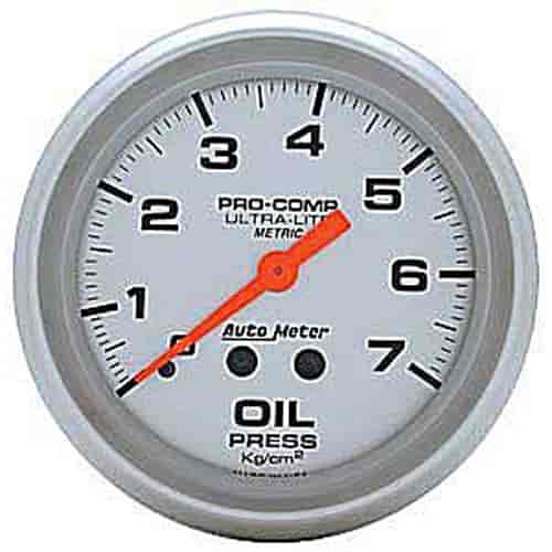 Ultra-Lite Oil Pressure Gauge 2-5/8" mechanical
