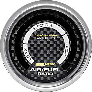 Carbon Fiber Air/Fuel Ratio Gauge 2-1/16