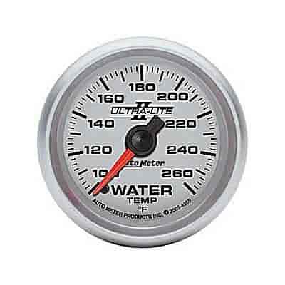 Ultra-Lite II Water Temperature Gauge 2-1/16" full sweep electrical