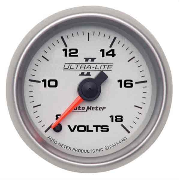 Ultra-Lite II Voltmeter 2-1/16" full sweep electrical