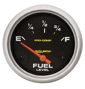 Pro-Comp Fuel Level Gauge 2-5/8" electrical