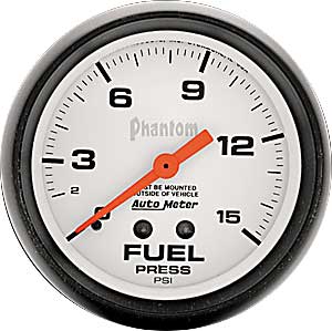 Phantom Fuel Pressure Gauge 2-5/8" mechanical