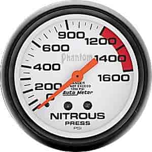 Auto Meter 4428 2-5/8" Ultra-Lite Nitrous Pressure Gauge 0-2000 PSI NEW