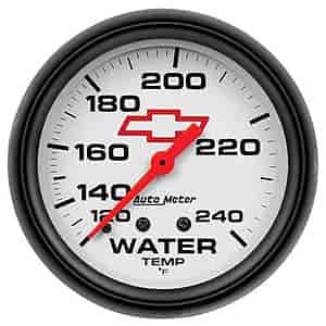 Officially Licensed GM Water Temperature Gauge 2-5/8" Mechanical (Full Sweep)