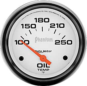 Phantom Oil Temperature Gauge 2-5/8" electrical