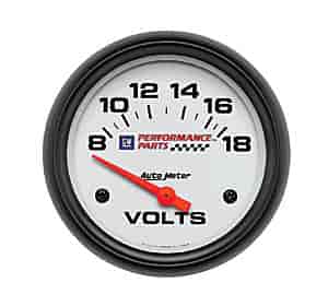 GMPP Logo Voltmeter 2-5/8" Electrical (Short Sweep)