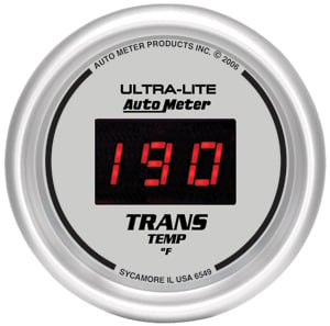 2-1/16" Ultra-Lite Digital Transmission Temperature Gauge 0° to 340° F