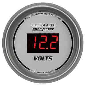 2-1/16" Ultra-Lite Digital Voltmeter 8-18 volts