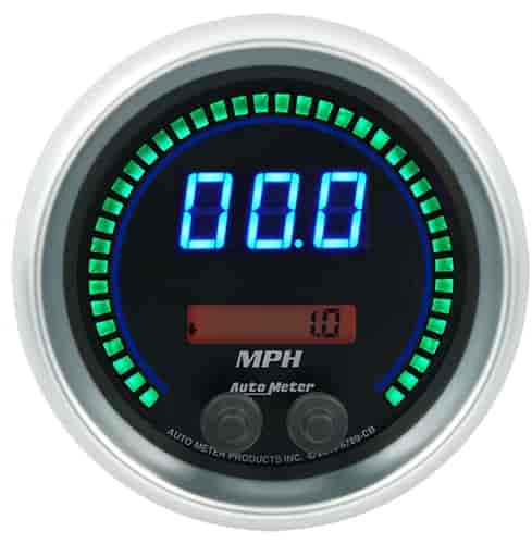 Cobalt Elite Digital Speedometer 3-3/8 in. [0-260 mph / 0-260 km/h]
