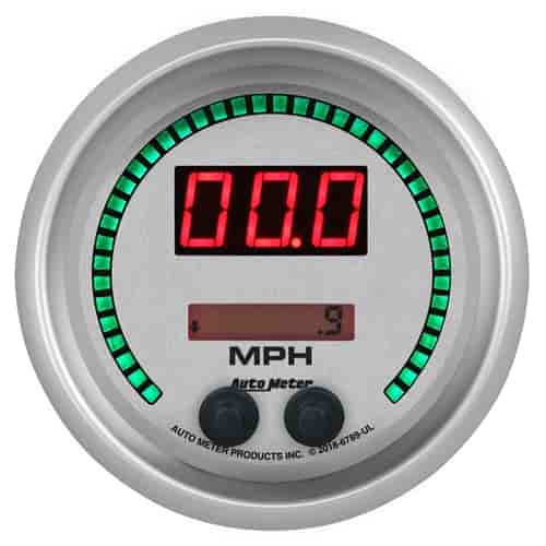 Ultra-Lite Elite Digital Speedometer 3-3/8 in. [0-260 mph / 0-260 km/h]