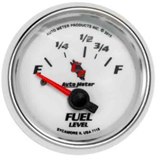 C2 Fuel Level Gauge 2-1/16