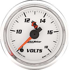 C2 Voltmeter 2-1/16" Electrical (Full Sweep)