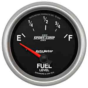 Sport-Comp II Fuel Level Gauge 2-5/8" Electrical (Short Sweep)